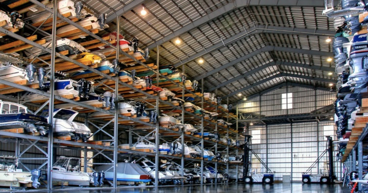 boats in storage