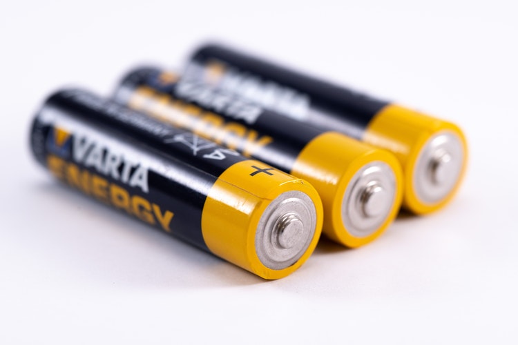 three batteries